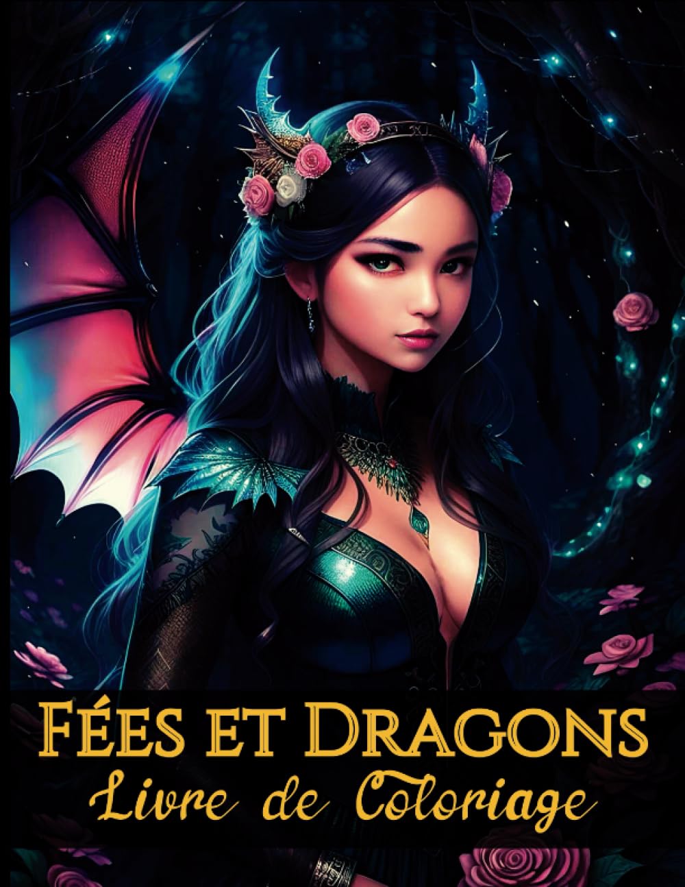capítulo por capítulo baixar Livre de coloriage Fées et Dragons: Art fantastique enchanté pour Adolescents | Relaxation et soulagement du stress pour adultes | 50+ dessins zen... et créatures mythiques. (French Edition)