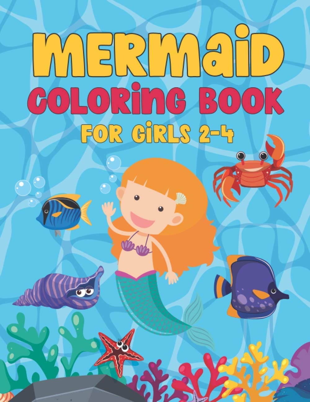 ler totalmente Mermaid Coloring book for Girls 2-4: Cute and Unique Mermaid Coloring Pages for girls, for Ages 2-5, Gift for Girls, Volume-01