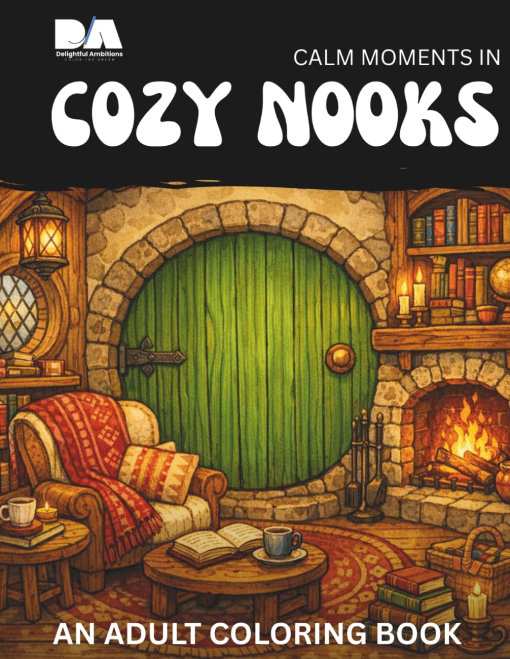 Calm Moments in Cozy Nooks: An Adult Coloring Book (Enchanted Spaces: Buildings and Nature Coloring Books) baixar o livro de graça