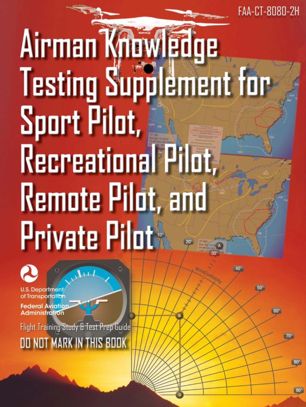 Airman Knowledge Testing Supplement for Sport Pilot, Recreational Pilot, Remote (Drone) Pilot, and Private Pilot FAA-CT-8080-2H: Flight Training Study & Test Prep Guide (Color Print) baixar livro de graça