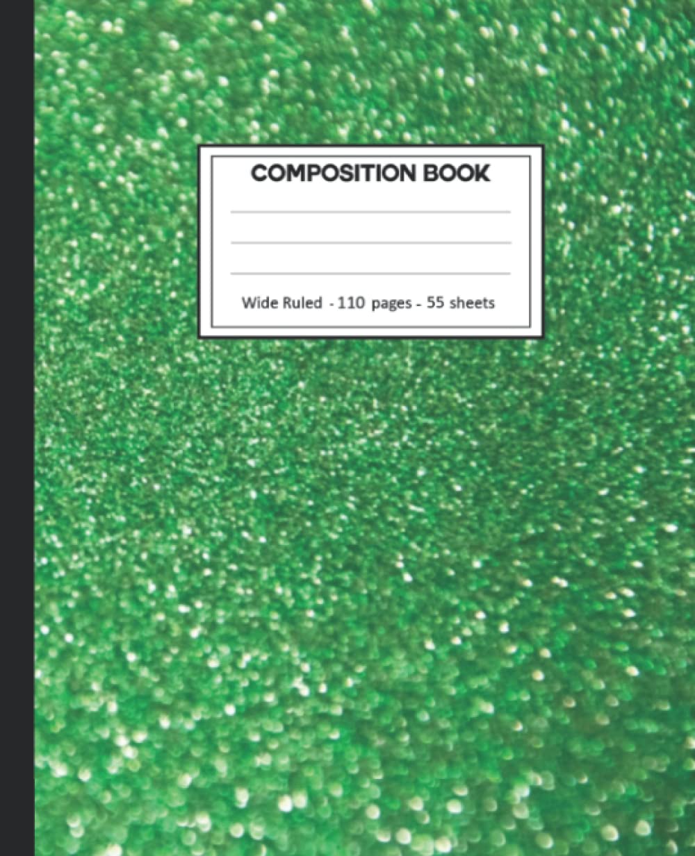 Composition Notebook: College Ruled: 110+ Lined Pages Writing Journal: Green Marble on White. baixar o livro de graça