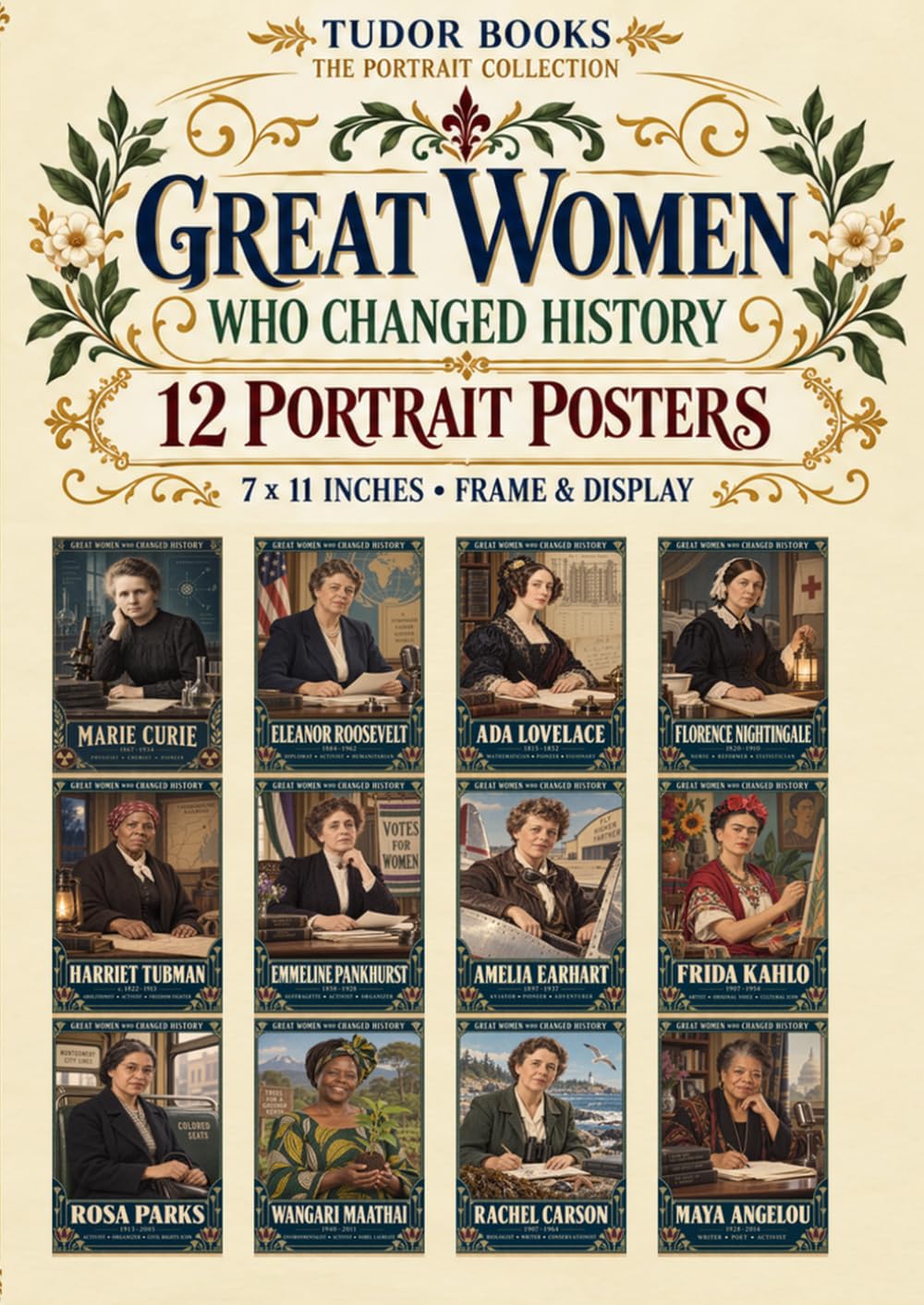 capítulo por capítulo baixar Great Women Who Changed History: 12 Portrait Posters to Frame & Display