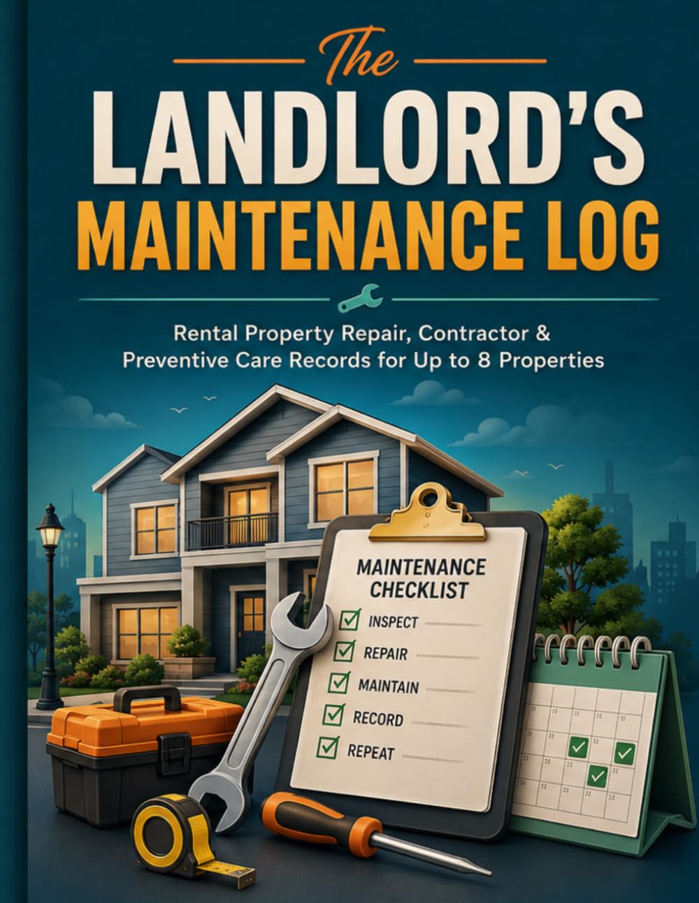 capítulo por capítulo baixar The Landlord's Maintenance Log: Rental Property Repair, Contractor & Preventive Care Records for Up to 8 Properties