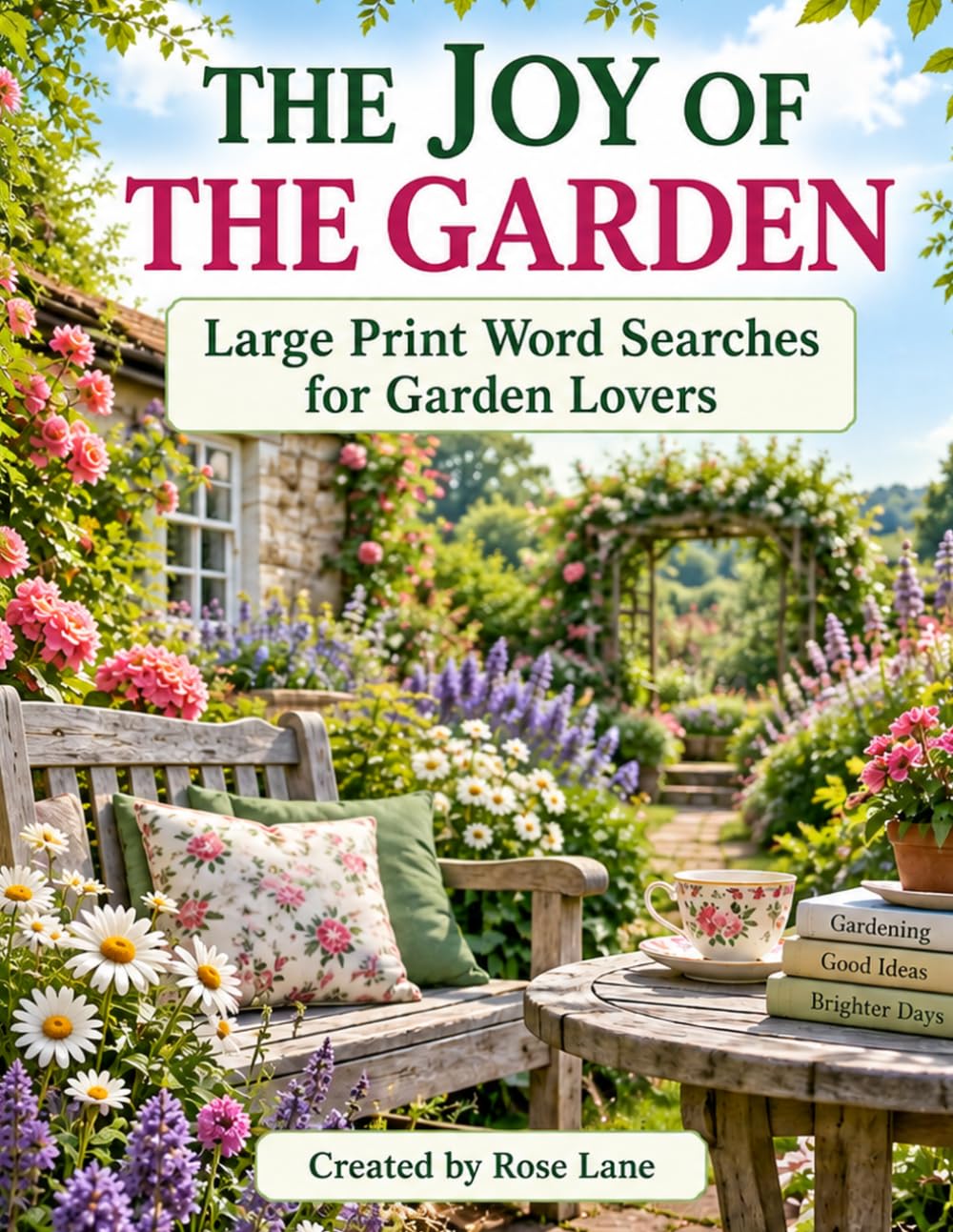 The Joy Of The Garden: Large Print Word Searches for Garden Lovers baixar o livro de graça