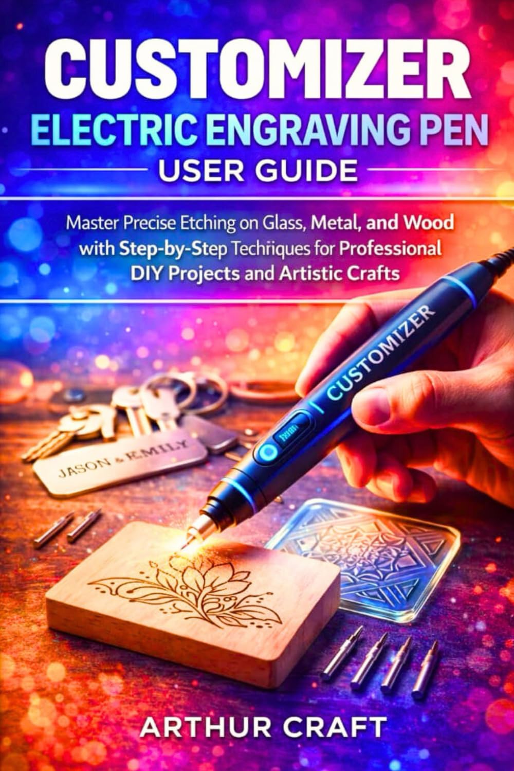 Customizer Electric Engraving Pen User Guide: Master Precise Etching on Glass, Metal, and Wood with Step-by-Step Techniques for Professional DIY Projects and Artistic Crafts baixar livro de graça