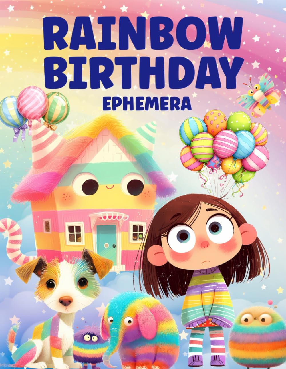 Rainbow Birthday Ephemera Book: High Quality Images Of Peoples, For Paper Crafts, Mixed Media, Scrapbooking, Junk Journals, Collage Art, Artist Trading Cards, and More. baixar o livro de graça