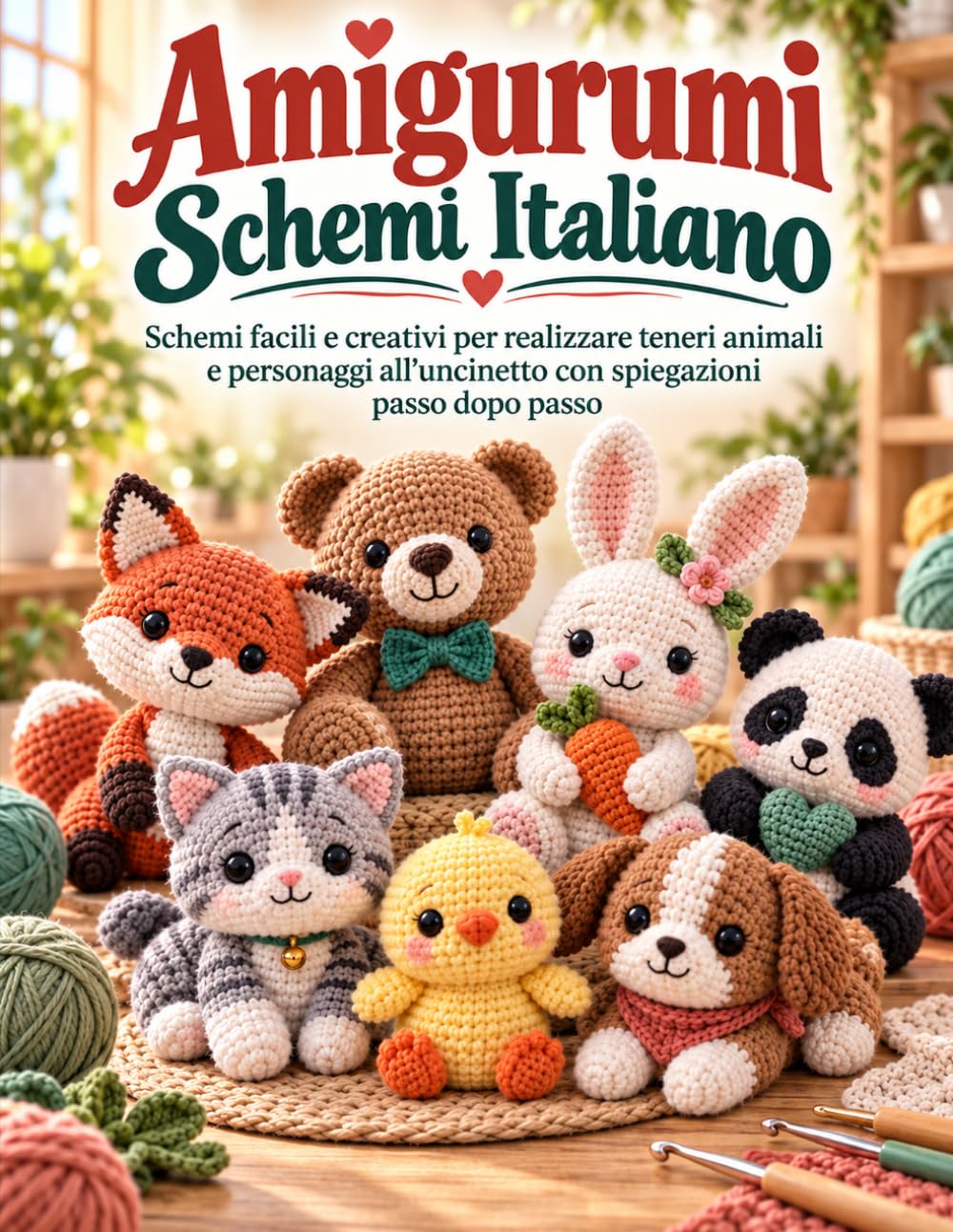 Amigurumi Schemi Italiano: Schemi facili e creativi per realizzare teneri animali e personaggi all’uncinetto con spiegazioni passo dopo passo (Italian Edition) baixar o livro de graça