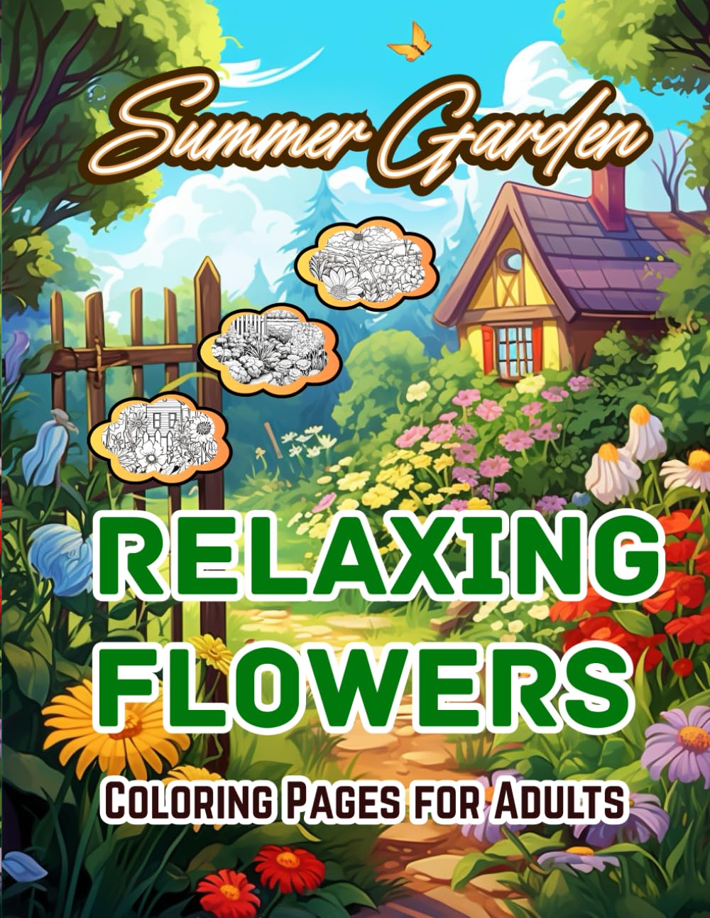 capítulo por capítulo baixar Summer Garden Coloring Pages for Adults: Relaxing Flowers, Botanical Designs & Peaceful Garden Scenes for Stress Relief