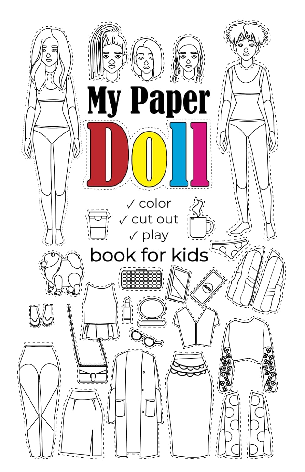 My Paper Doll: cut out ✓ play book for kids baixar livro de graça