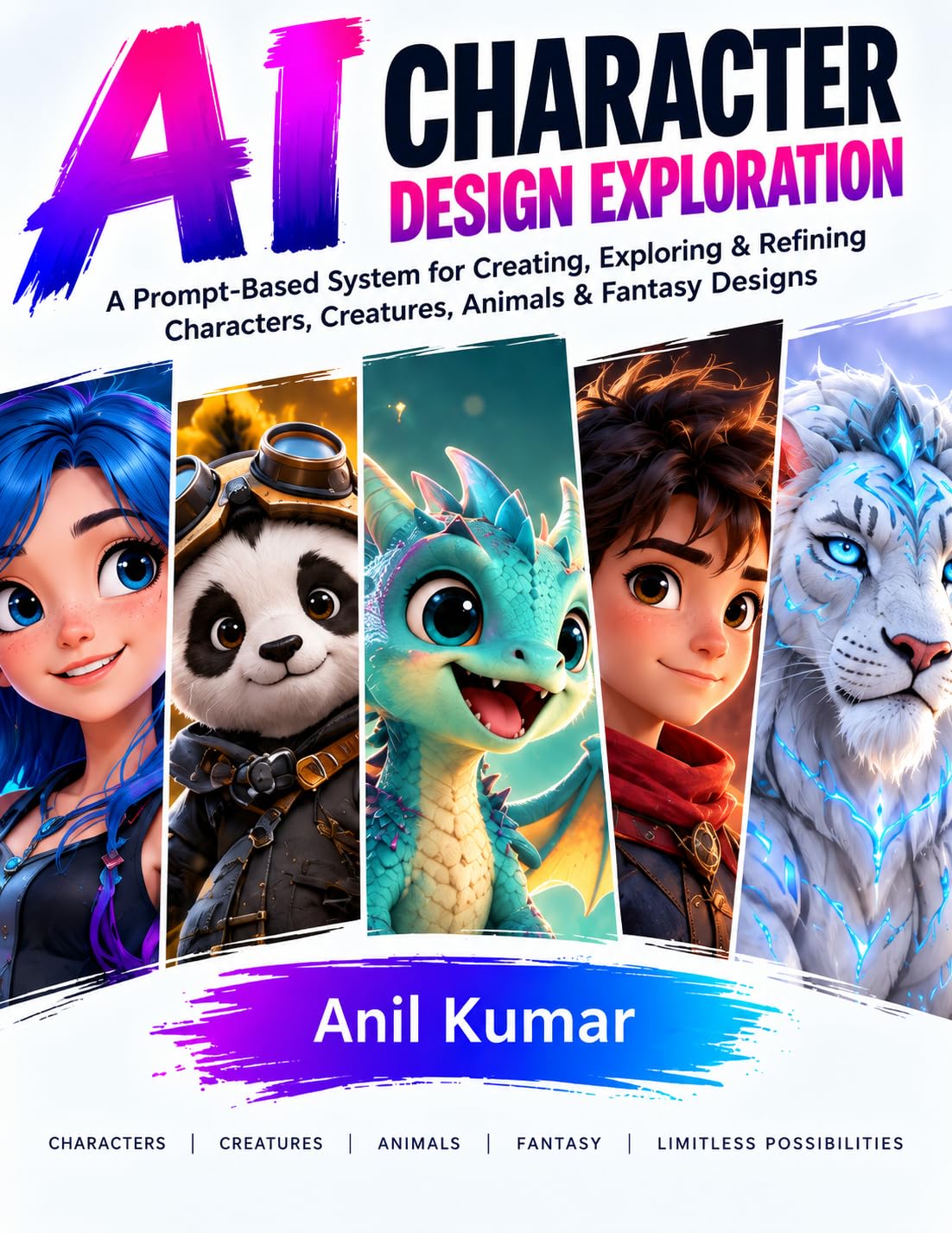 AI CHARACTER DESIGN EXPLORATION: A Prompt-Based System for Creating, Exploring & Refining Characters, Creatures, Animals & Fantasy Designs (English Edition) baixar o livro de graça