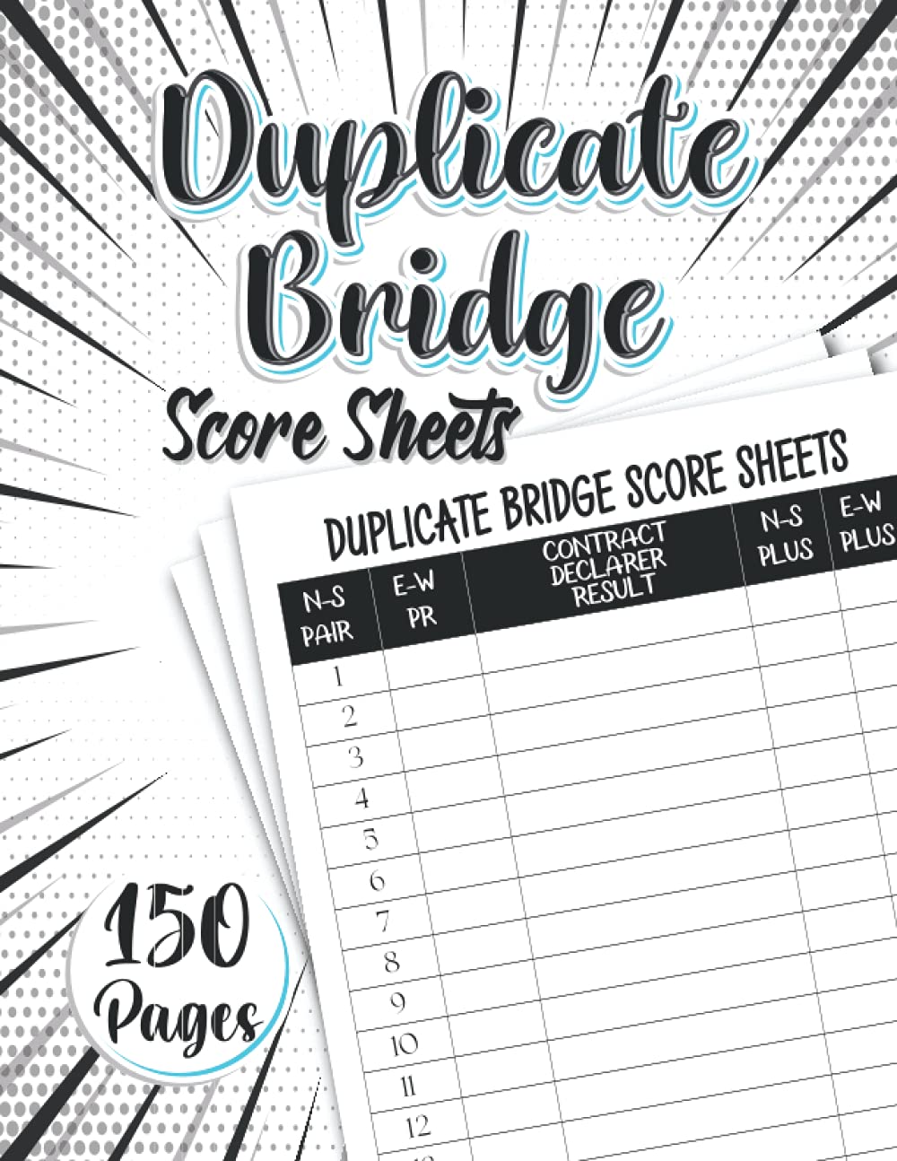 Duplicate Bridge Score Sheets: 8.5 x 11 inch | 150 pages baixar o livro de graça