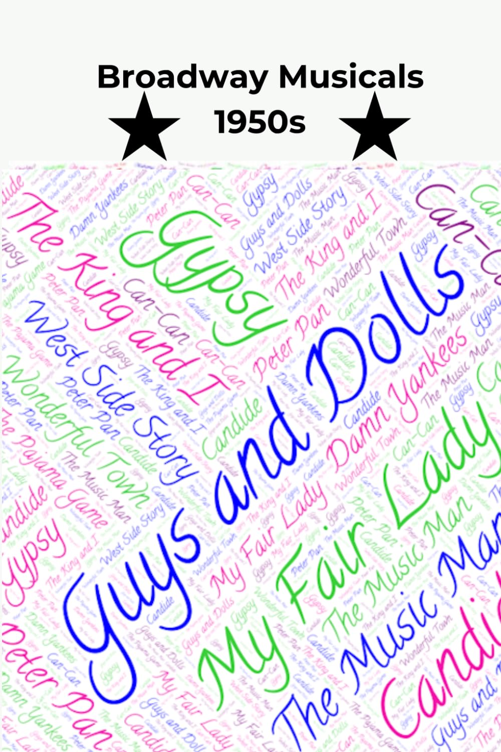 capítulo por capítulo baixar Broadway Musicals 1950s: Lined Journal