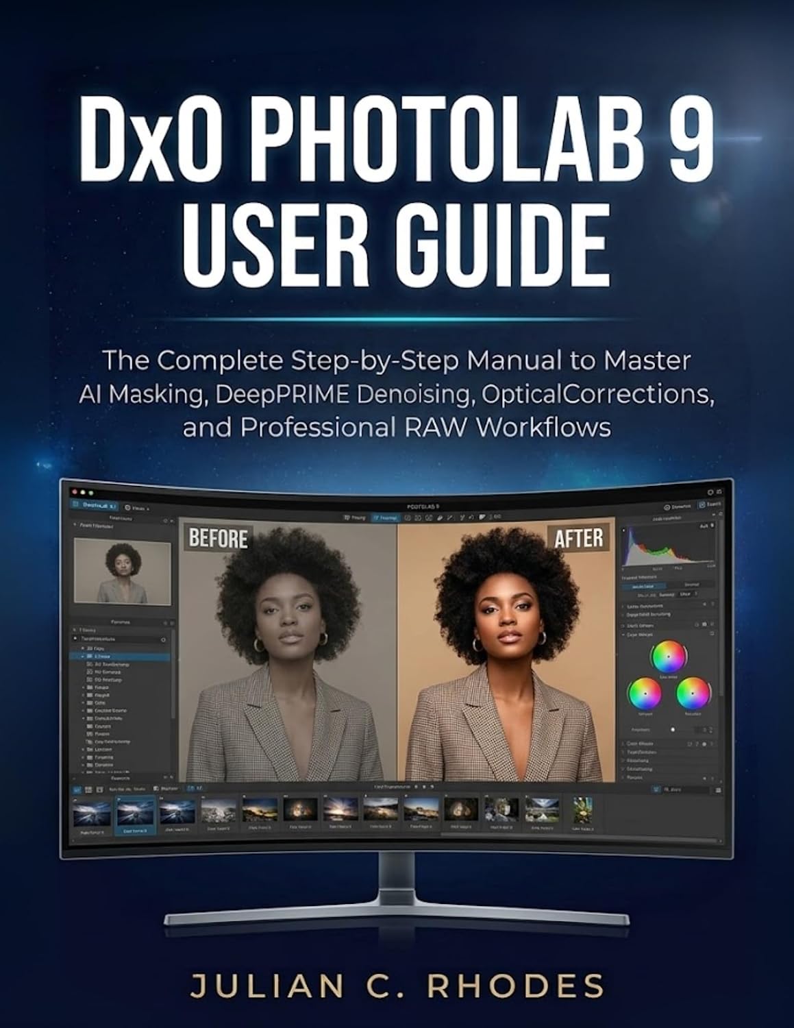 ler totalmente DxO PHOTOLAB 9 USER GUIDE: The Complete Step-by-Step Manual to Master AI Masking, DeepPRIME Denoising, Optical Corrections, and Professional RAW Workflows (English Edition)