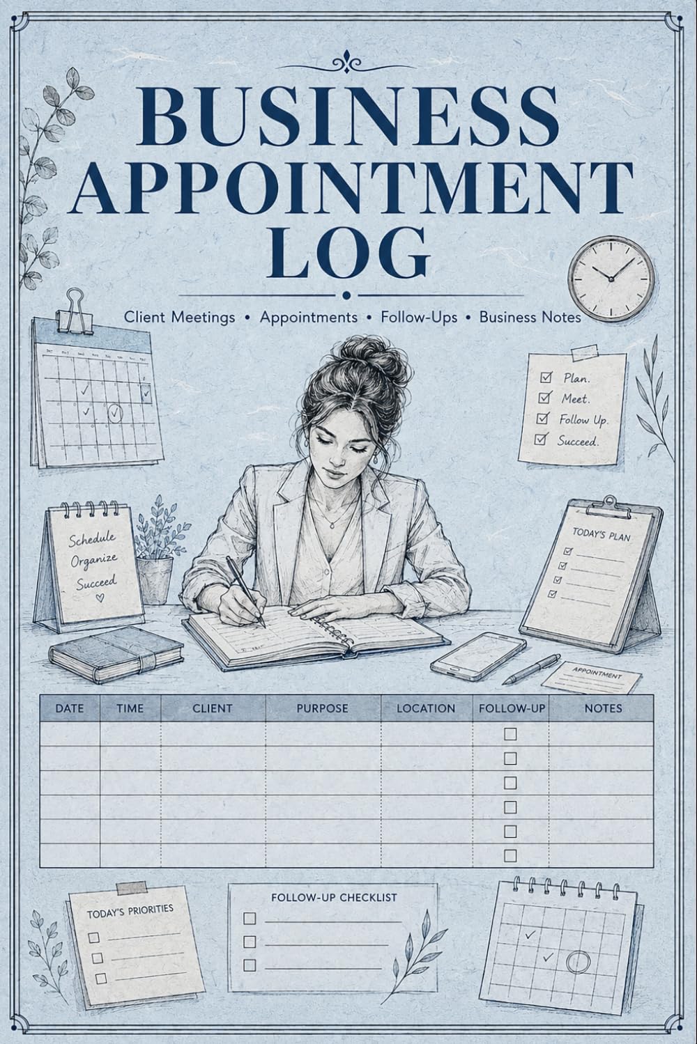 capítulo por capítulo baixar Business Appointment Log: Scheduling Record Book for Independent Owners Managing Client Meetings, Service Appointments, Booking Details, Follow-Up Dates, and Daily Commitments
