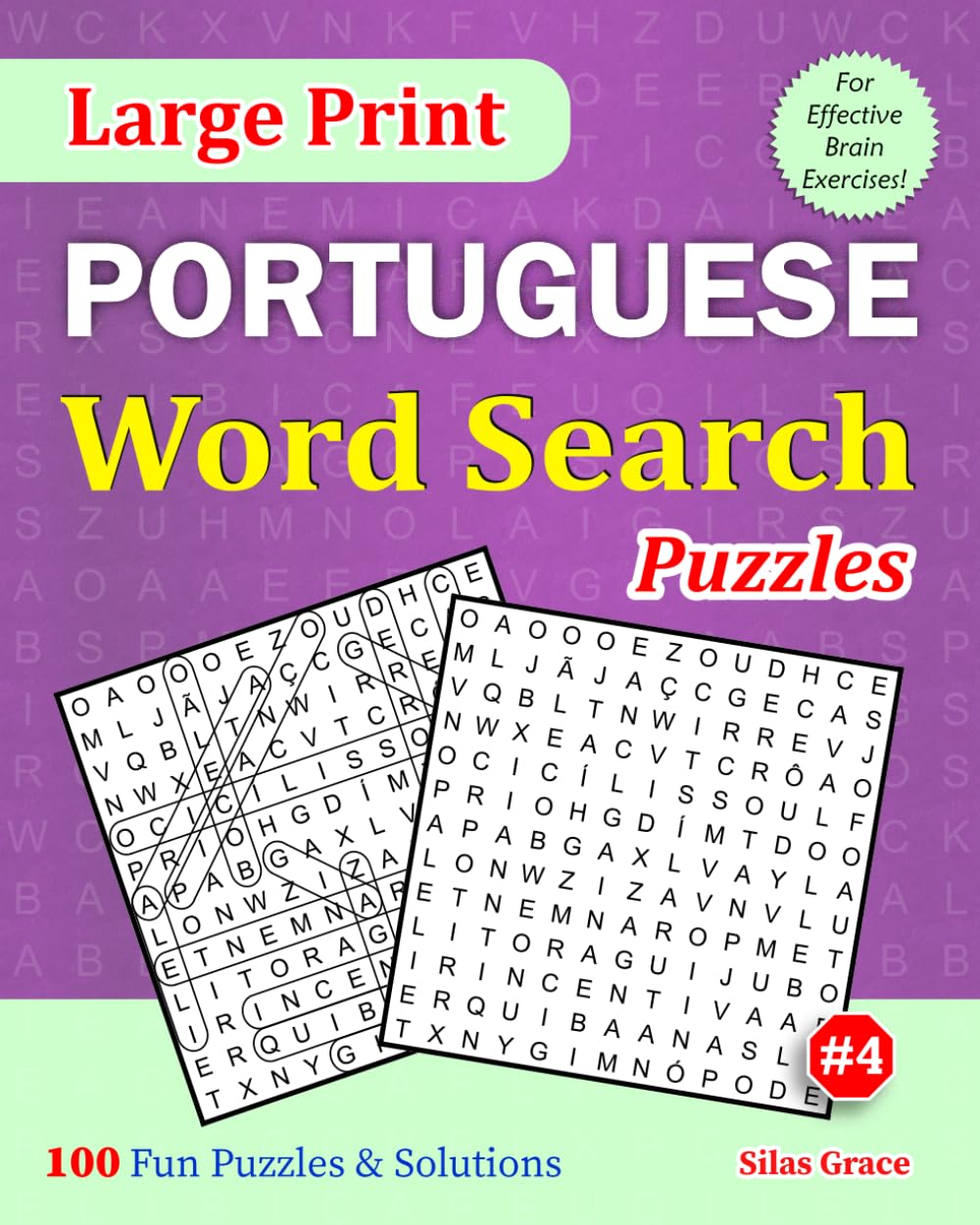 ler totalmente Large Print PORTUGUESE Word Search Puzzles: #4: 100 Fun Puzzles with Solutions to keep you entertained (Portuguese Edition)