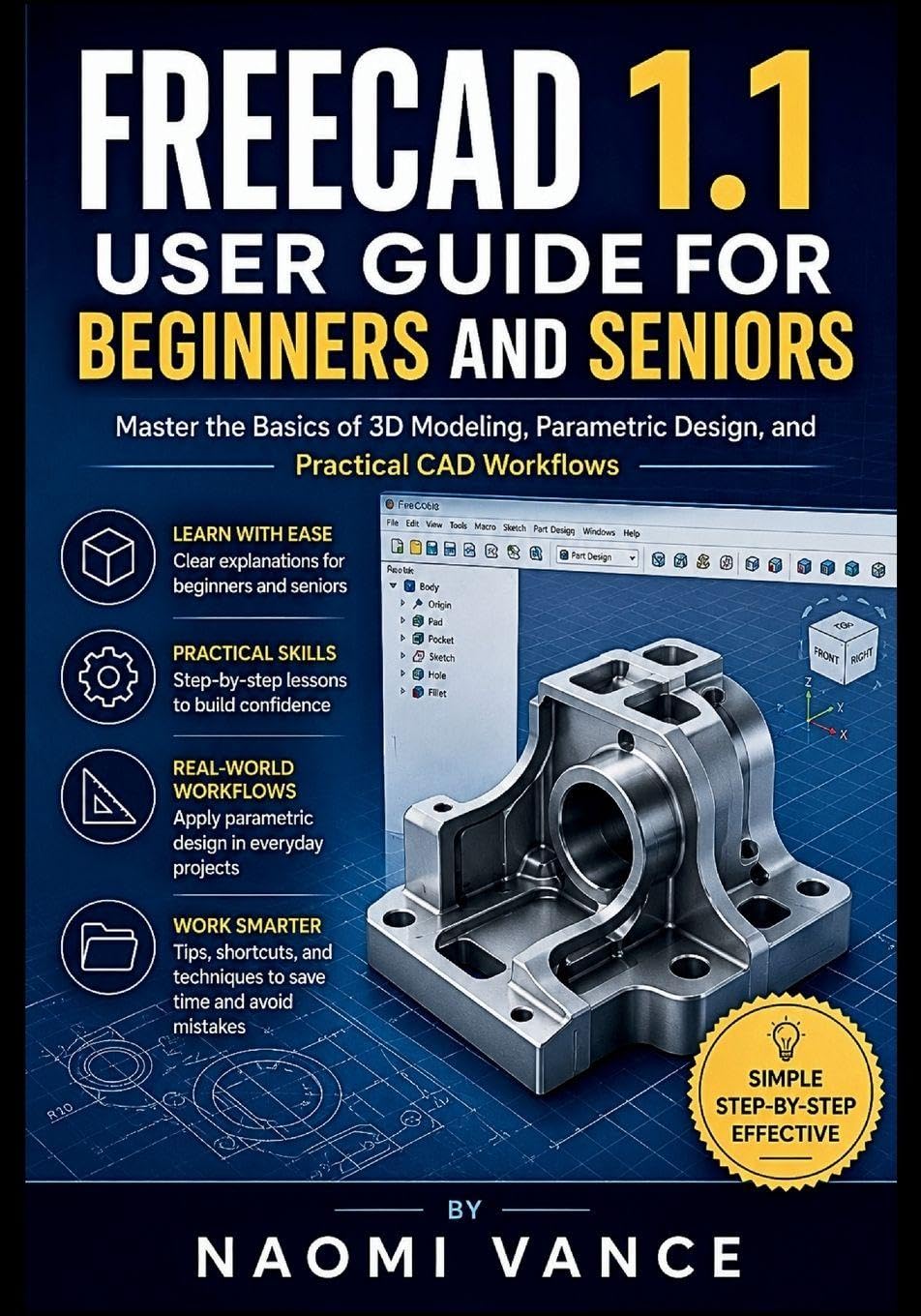 capítulo por capítulo baixar Freecad 1.1 User Guide for Beginners and Seniors: Master the Basics of 3D Modeling, Parametric Design, and Practical CAD Workflows