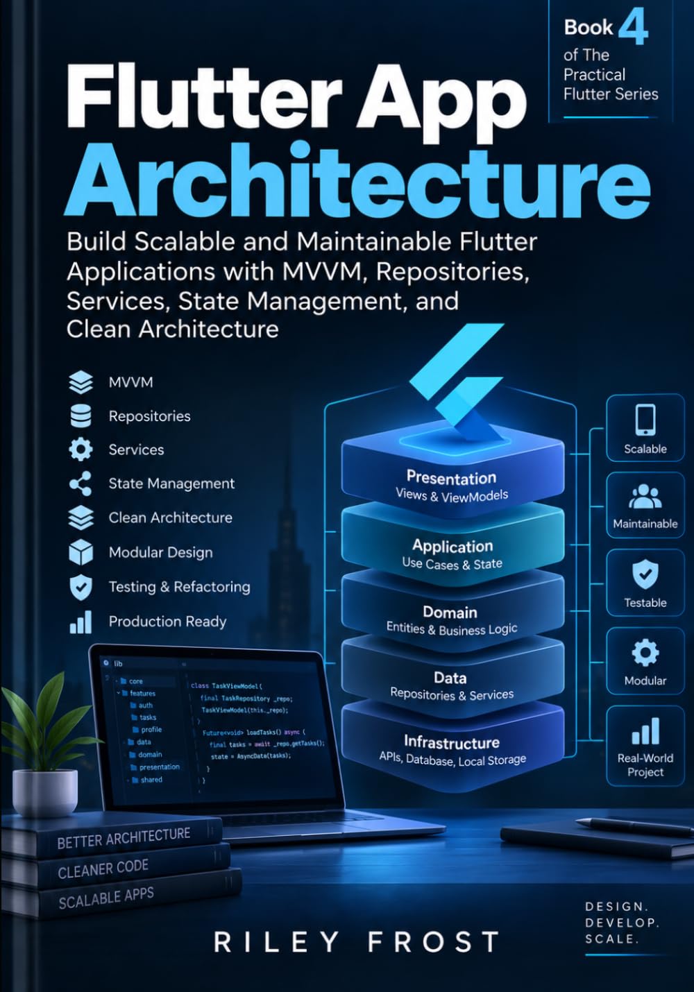 Flutter App Architecture: Build Scalable and Maintainable Flutter Applications with MVVM, Repositories, Services, State Management, and Clean Architecture (The Practical Flutter Series) baixar livro de graça