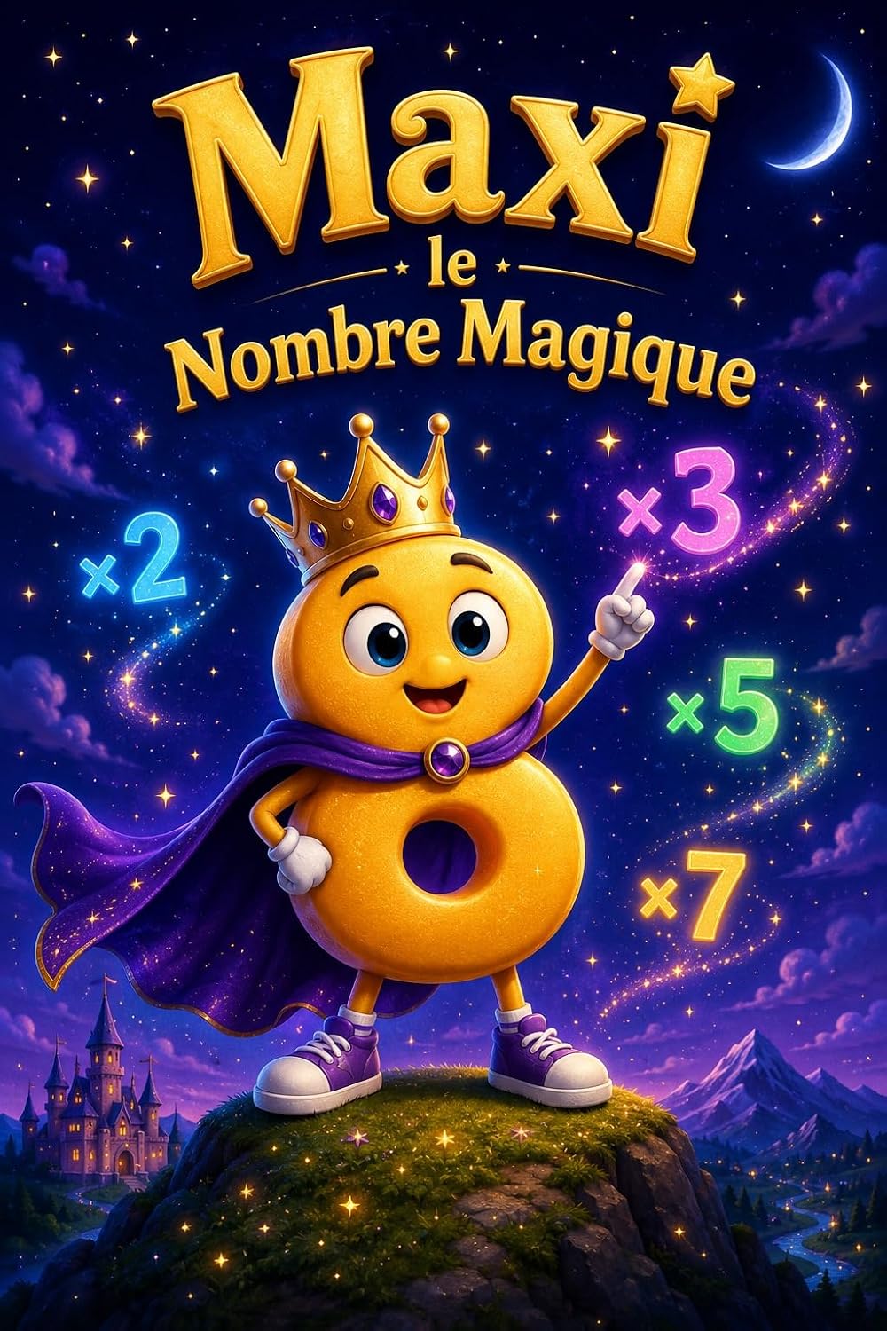 capítulo por capítulo baixar Les Aventures de Maxi le Nombre Magique: La quête des tables de multiplication — 10 chapitres pour maîtriser les tables de 2 à 10 (French Edition)