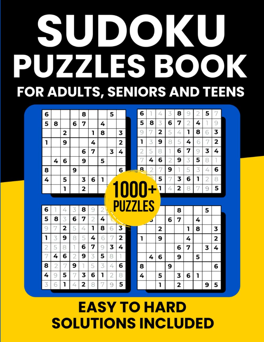 capítulo por capítulo baixar 1000+ SUDOKU PUZZLES FOR ADULTS, SENIORS, AND TEENS: EASY TO HARD - SOLUTIONS INCLUDED
