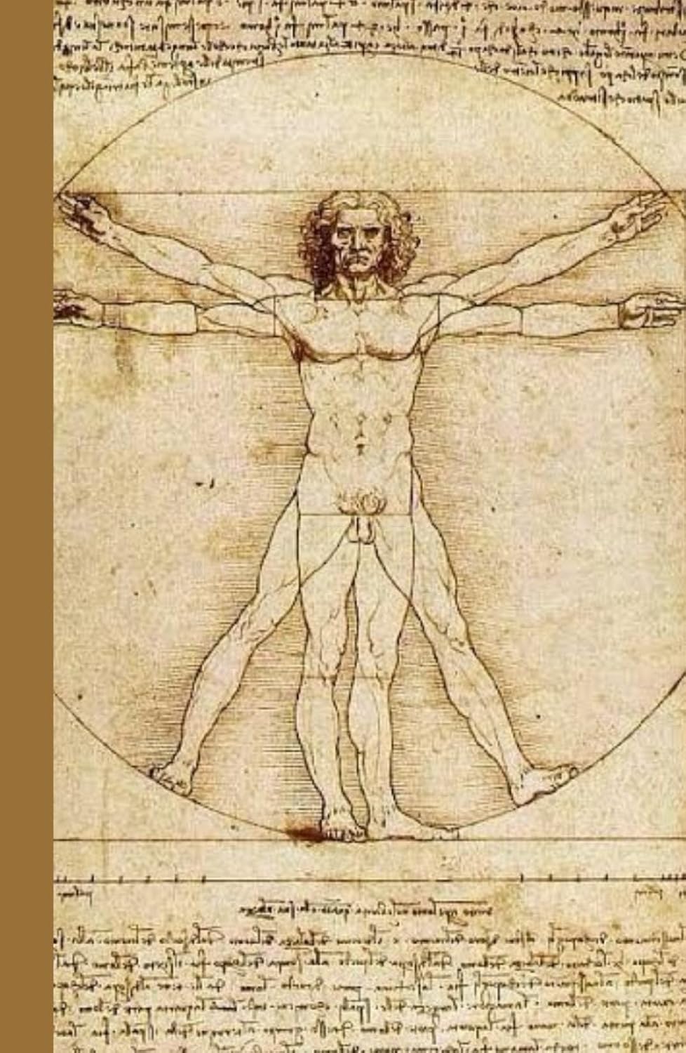 Sketchbook para desenho 120 Folhas Sem Pauta Capa Dura O Homem Vitruviano (Portuguese Edition) baixar o livro de graça
