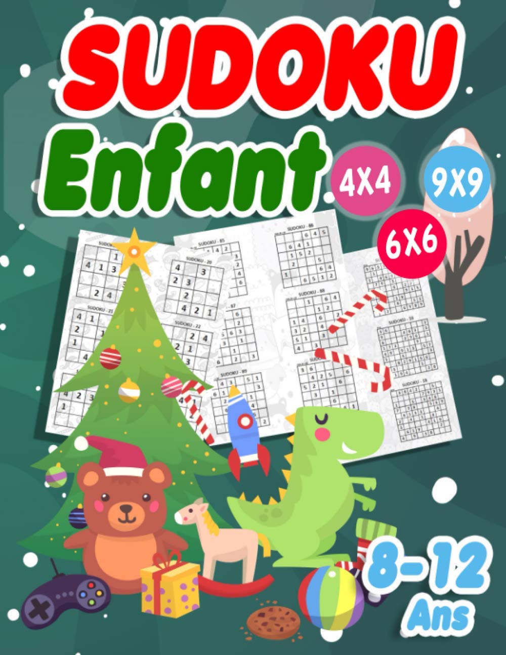 ler totalmente Sudoku Enfant 8-12 ans: 300 grilles 4x4,6x6 et 9x9 niveau facile, moyen et difficile, avec instructions et solutions, Pour garçons et filles