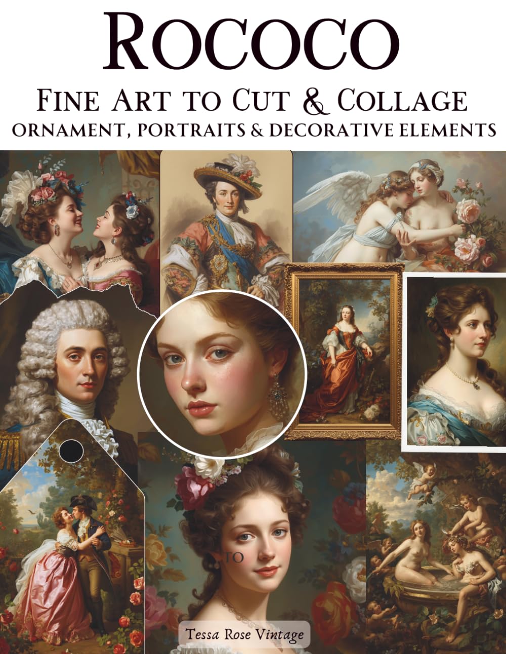 Rococo Fine Art to Cut & Collage Ornament, Portraits & Decorative Elements: A Curated Collection of High-Resolution Classical Artwork with Ornamental... Mixed Media and Creative Projects baixar o livro de graça