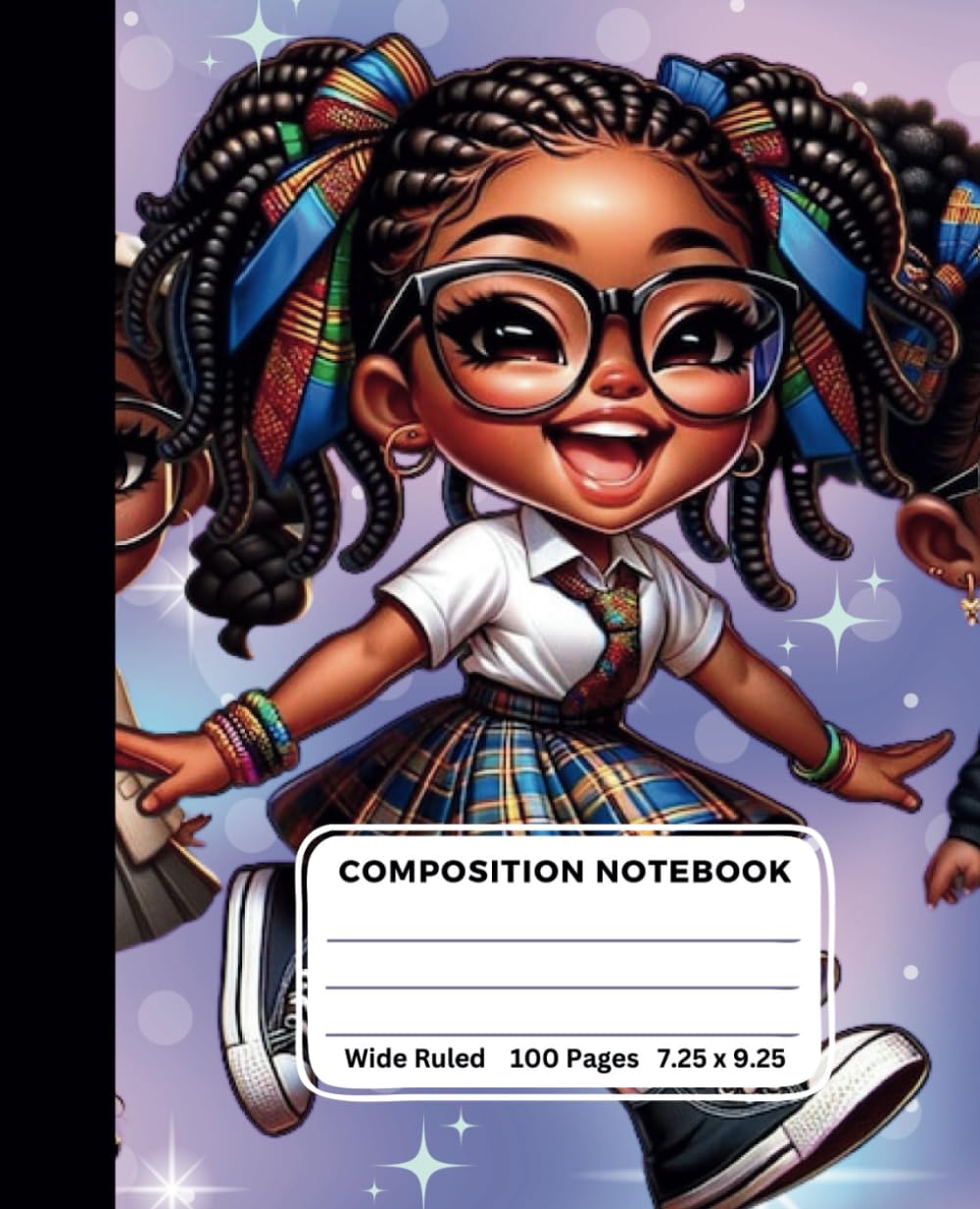 capítulo por capítulo baixar Composition Notebook: Black School Girl: Cute African American School Girl Writing Exercise Book: 110 White Wide Rule Pages, 7.5x9.25, Perfect Gift... Stocking Stuffers, School, Party Bag items