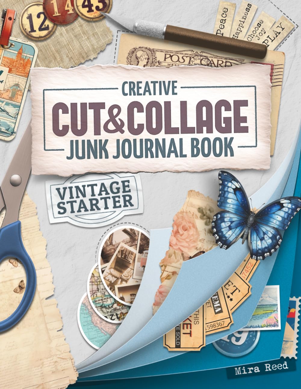 Creative Cut and Collage Junk Journal Book - Vintage Starter: A Curated Ephemera Mix with 550+ Labels, Cut-Out Pages & Paper Elements for Easy Scrapbooking baixar o livro de graça