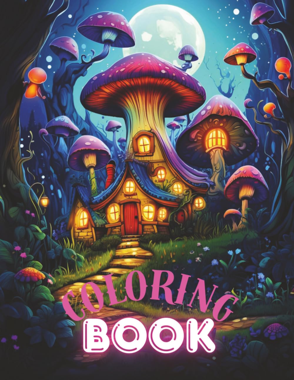 Fairy House Coloring Book: Whimsical Mushroom Homes and Enchanted Woodland Cottages for Kids and Adults baixar o livro de graça