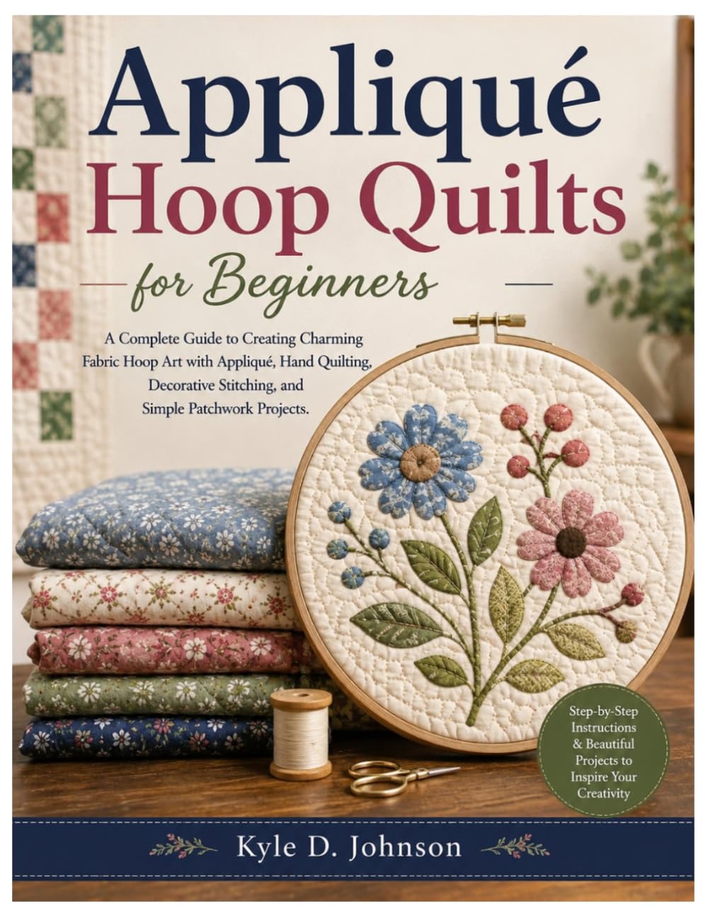 Appliqué Hoop Quilts for Beginners: A Complete Guide to Creating Charming Fabric Hoop Art with Appliqué, Hand Quilting, Decorative Stitching, and Simple Patchwork Projects baixar o livro de graça