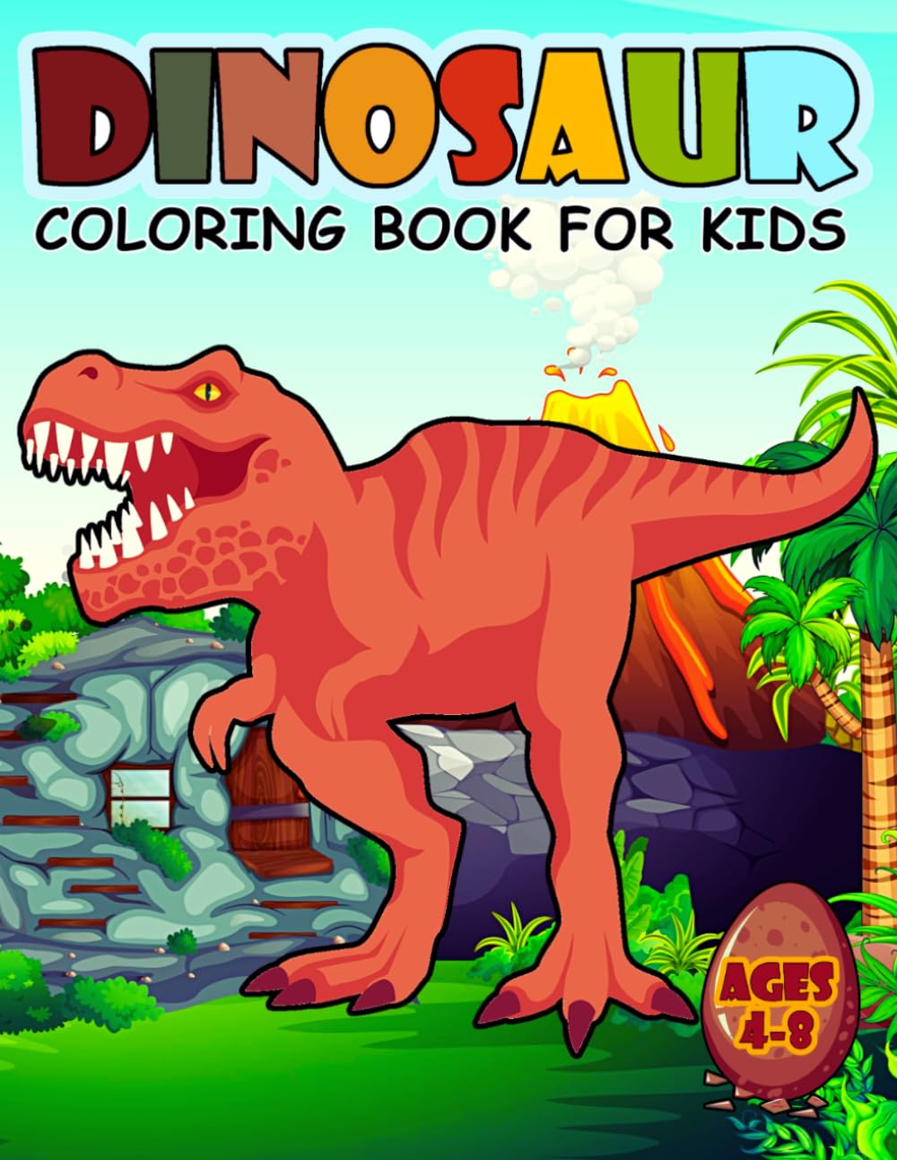 capítulo por capítulo baixar Dinosaur Coloring Book For Kids Ages 4-8: A Big Dinosaur Coloring Book For Boys and Girls