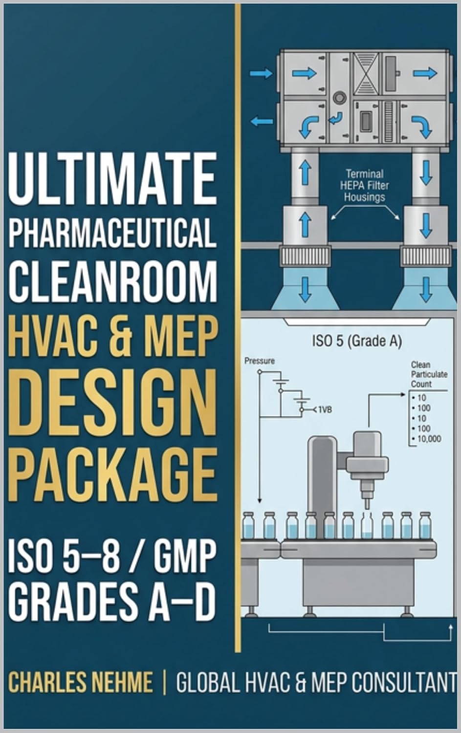 Ultimate Pharmaceutical Cleanroom HVAC & MEP Design Package (ISO 5–8 / GMP Grades A–D): The complete turnkey engineering template set, room-by-room design criteria (English Edition) baixar livro de graça