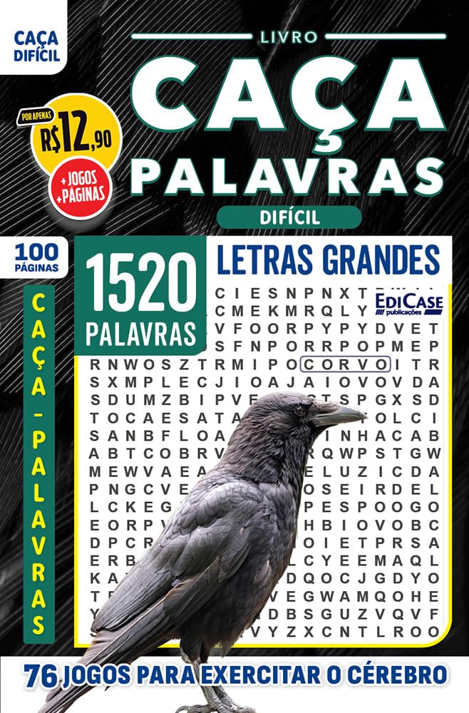 Livro Caça-Palavras ed.103 - 100 págs.- Difícil: 76 Jogos para exercitar o cérebro baixar o livro de graça