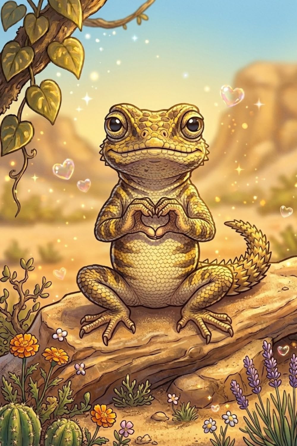 capítulo por capítulo baixar Uromastyx Journal – Cute Heart Hands Cover: Part of the Reptile & Amphibian Collection • Lined Notebook for Kids, Teens & Adults