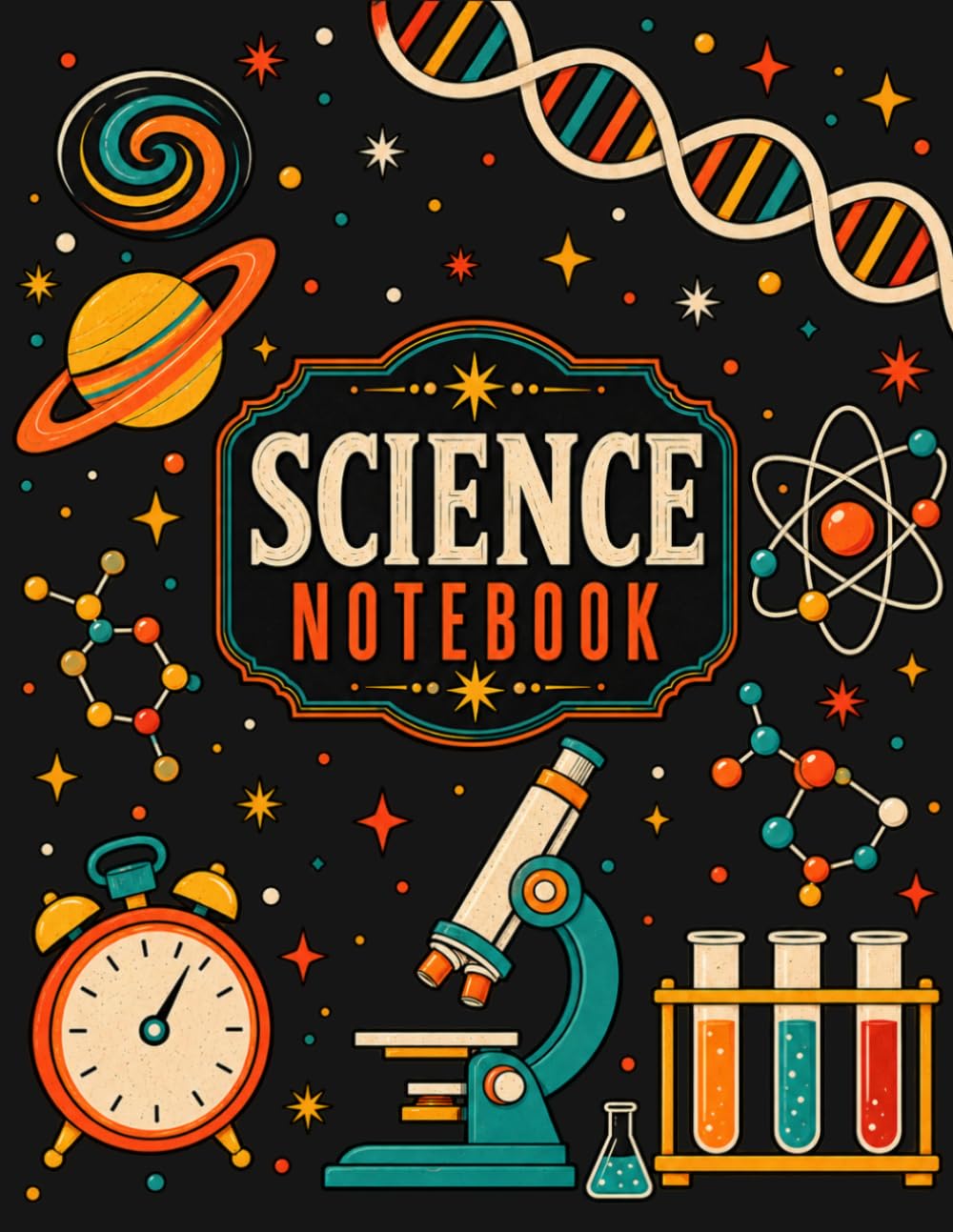 Science Notebook 110 Blank and Lined Pages: Laboratory Notebook Wide College Ruled and White Paper Journal For Notes, Science and Laboratory Diagrams baixar o livro de graça
