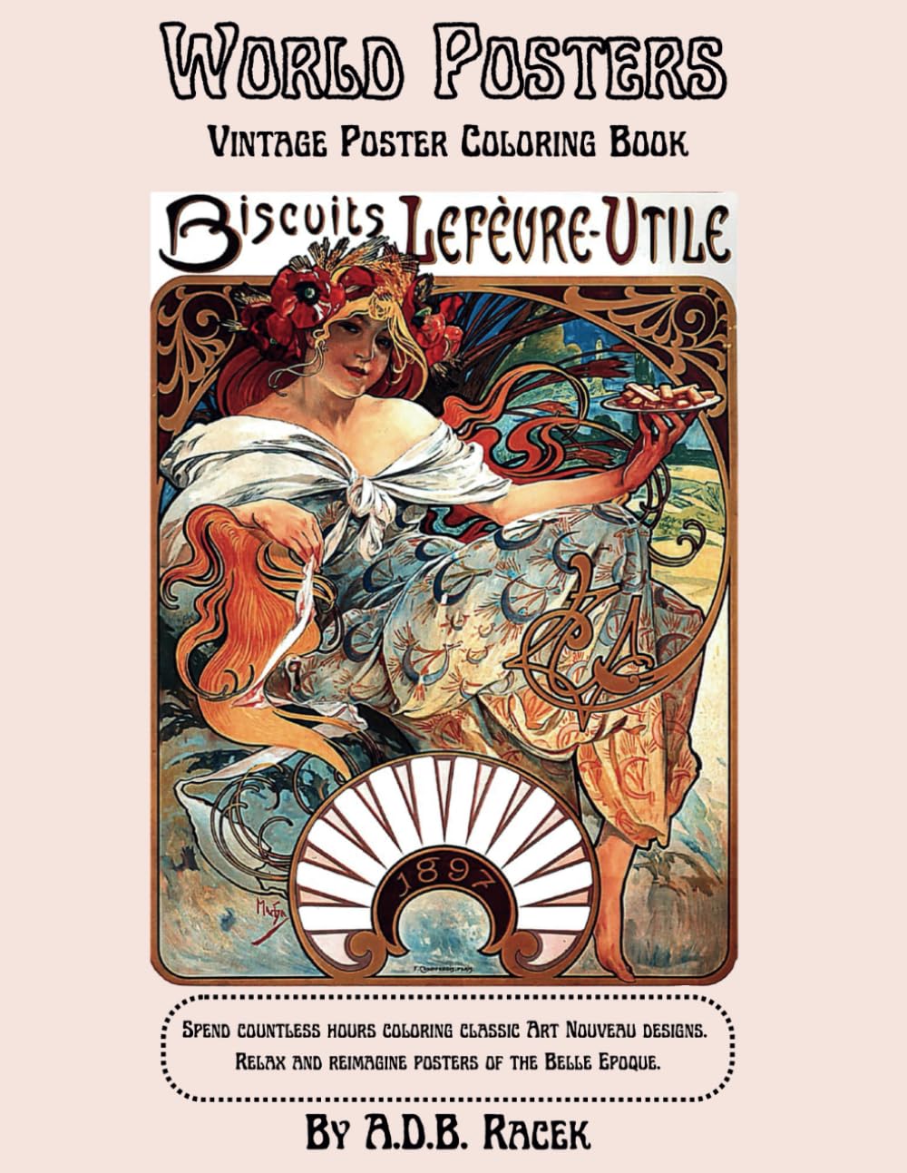 ler totalmente World Posters: Vintage Poster Coloring Book