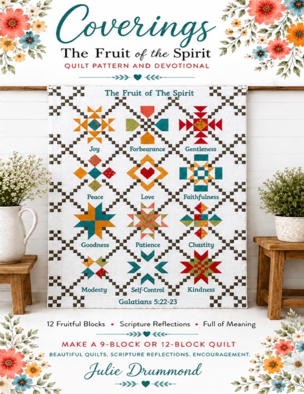 capítulo por capítulo baixar Coverings: The Fruit of the Spirit Quilt Pattern & Devotional