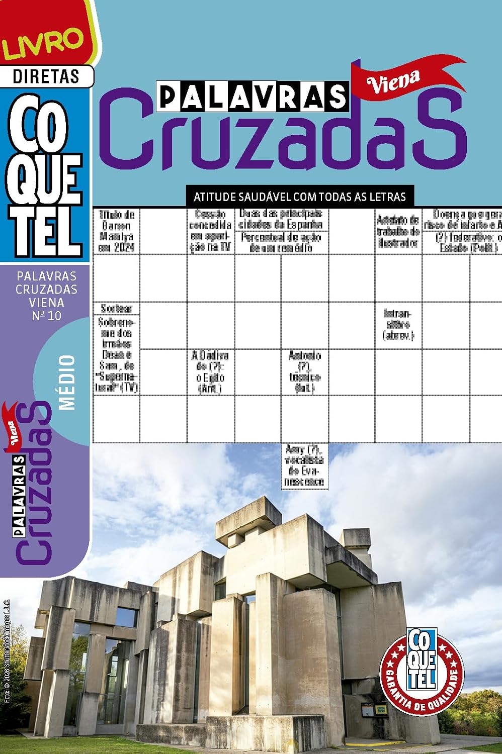 ler totalmente Livro Coquetel Palavras Cruzadas Viena 10: Nível Médio: 9