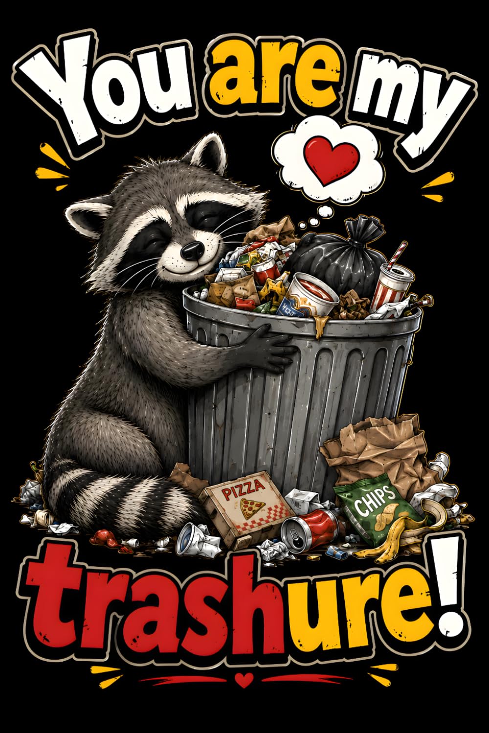 ler totalmente You Are My Trashure! Notebook: Cute Raccoon Graph Paper Notebook with Funny Trash Pun – Squared Journal for Notes, Ideas and Everyday Writing