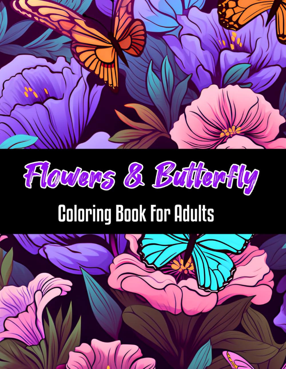 Flowers And Butterfly Coloring Book For Adult: Relaxation Design With Natural Scene Stress Relief Mindfulness baixar livro de graça