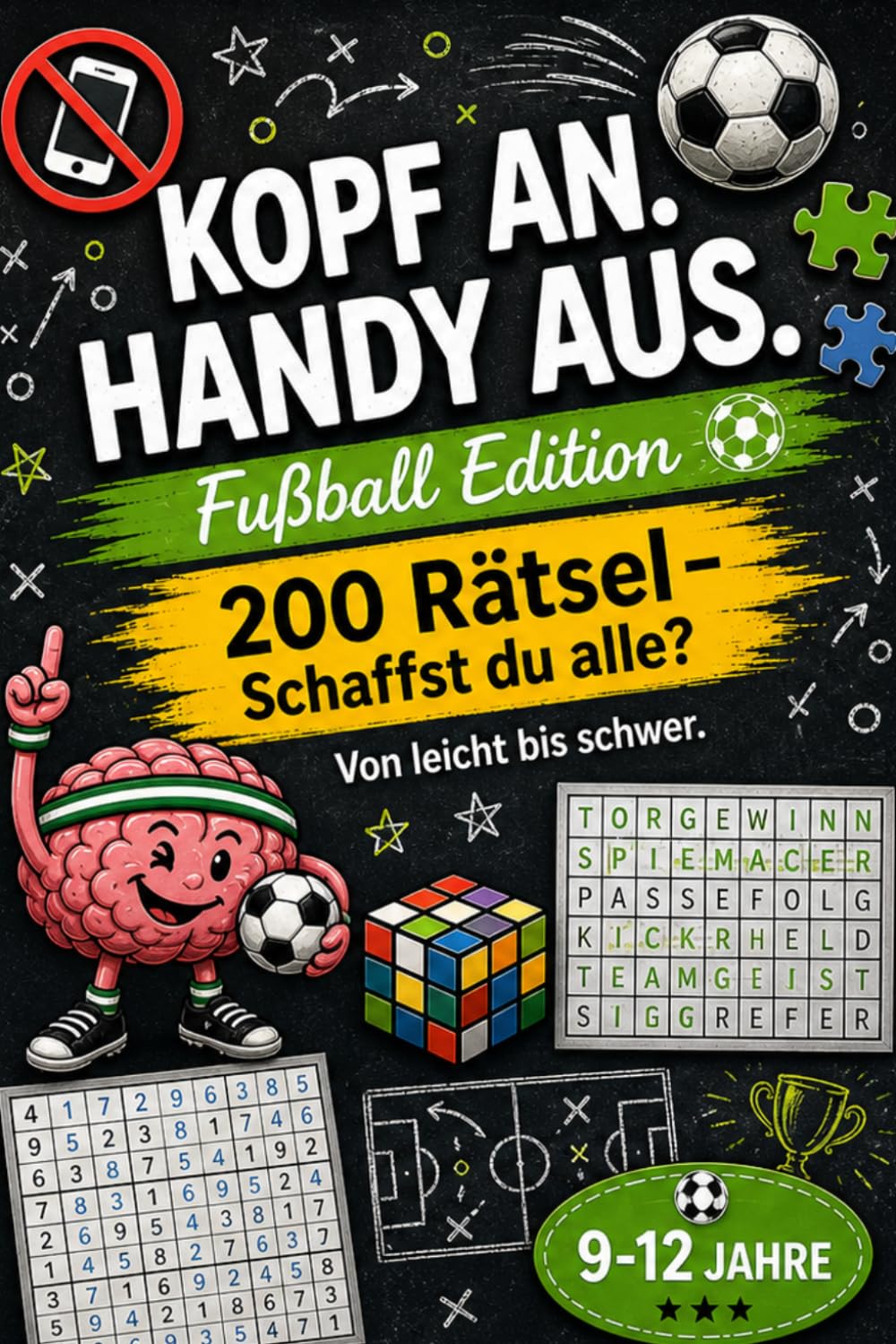 capítulo por capítulo baixar Kopf an. Handy aus. Fußball Edition mit 200 Rätsel: Perfekt als Geschenk - Rätselbuch für clevere Kinder und Teenager (9 - 12 Jahre) (German Edition)