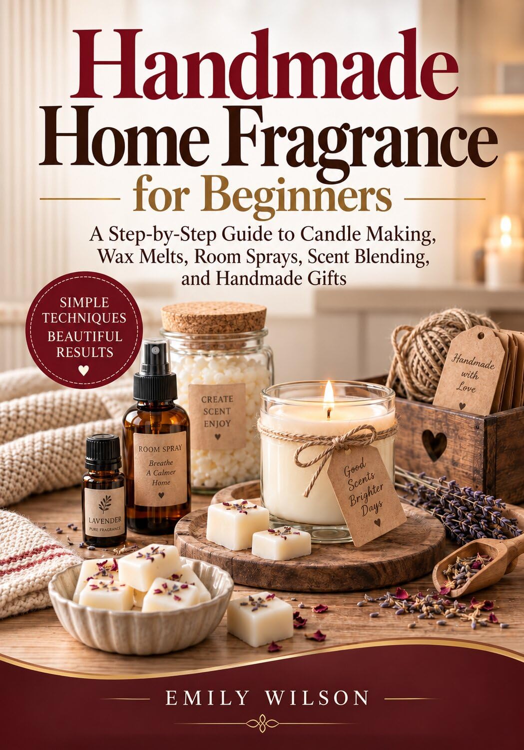 Handmade Home Fragrance for Beginners: A Step-by-Step Guide to Candle Making, Wax Melts, Room Sprays, Scent Blending, and Handmade Gifts (English Edition) baixar livro de graça