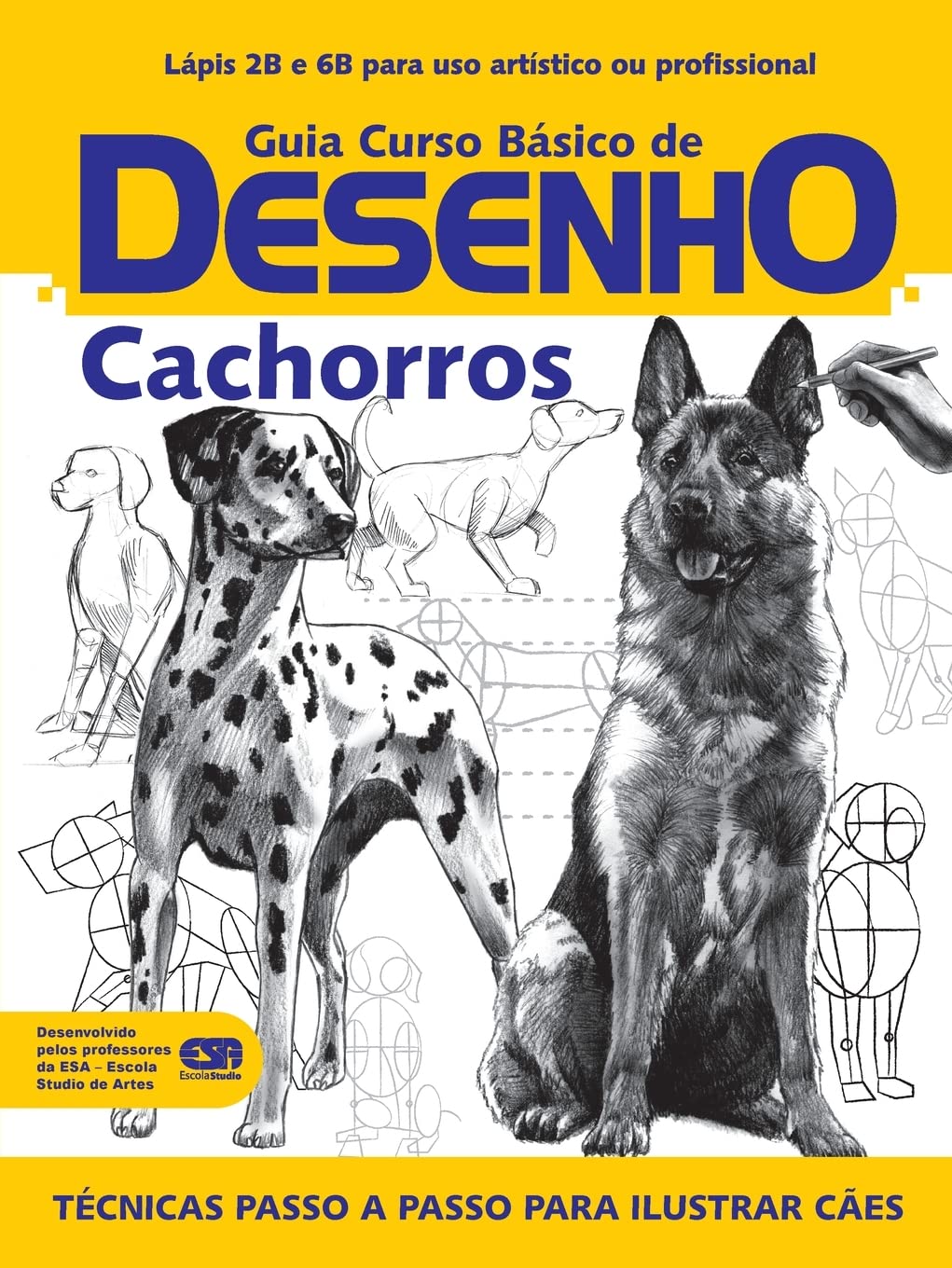 ler totalmente Guia curso básico de desenho - Cachorros