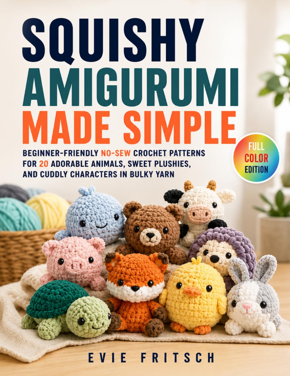 Squishy Amigurumi Made Simple: Beginner-Friendly No-Sew Crochet Patterns for 20 Adorable Animals, Sweet Plushies, and Cuddly Characters in Bulky Yarn baixar livro de graça
