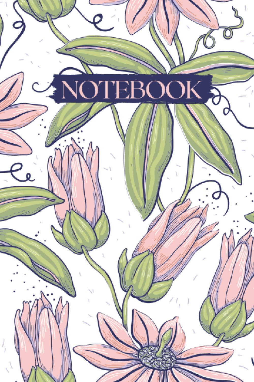 Notebook: Notebook Journal Floral Print Non Dated Lined Ruler Paper baixar livro de graça