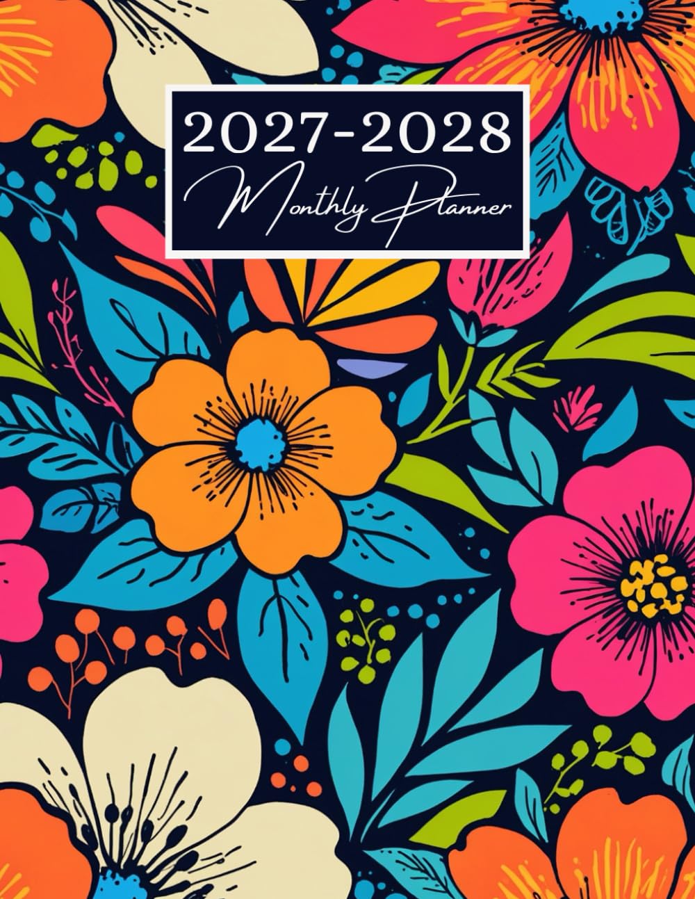 2027-2028 Monthly Planner: Two Year (January 2027 through December 2028) with Holidays baixar livro de graça