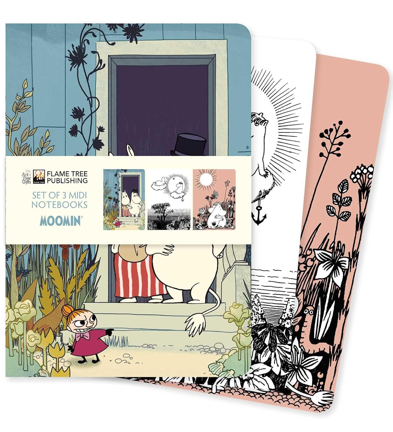 Moomin Set of 3 MIDI Notebooks