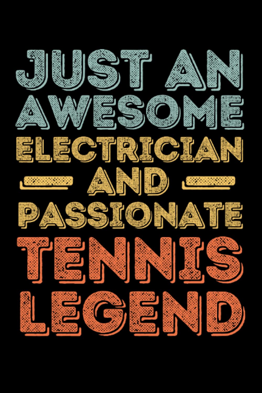 capítulo por capítulo baixar Electrician Tennis legend retro: 6"x9", Notes, Notebook, Journal, Diary, 120 Pages lined, Paperback Cover