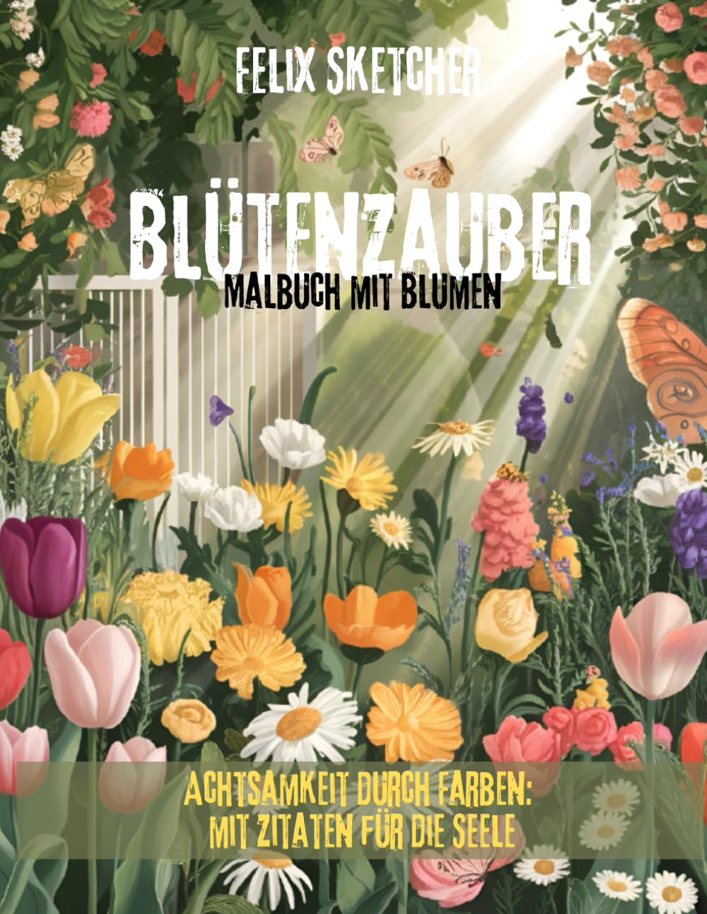 capítulo por capítulo baixar Blütenzauber - Malbuch mit Blumen: Achtsamkeit durch Farben: mit Zitaten für die Seele (German Edition)