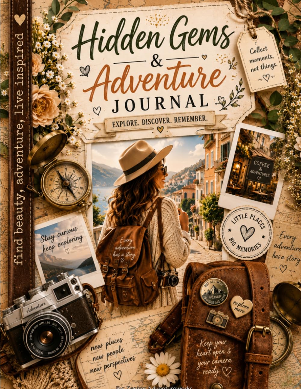 Hidden Gems & Adventure Journal: Explore, Find Beauty, Adventure, Live Inspired